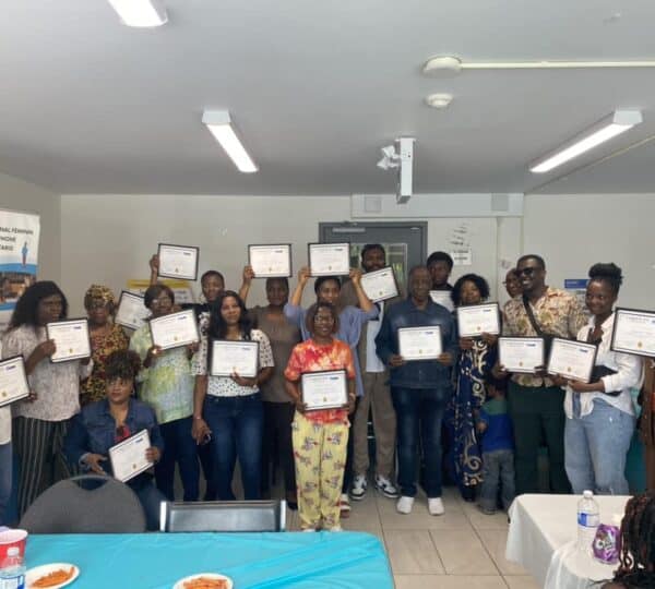 Remise de certificats de formation en bénévolat