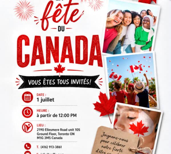 Événement spécial à l’occasion de la fête du Canada!
